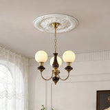 25.59 Inch Ceiling Medallion Decorative, Round White Plaster Carved Lamp Plate 90 Day Lead Time 22237