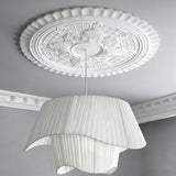 23.62¡± Gypsum Ceiling Medallion French Style Vintage Ceiling Decoration 22238