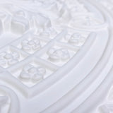 23.62¡± Gypsum Ceiling Medallion French Style Vintage Ceiling Decoration 22238