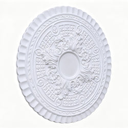 23.62¡± Gypsum Ceiling Medallion French Style Vintage Ceiling Decoration 22238