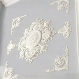 Ornate Plaster Ceiling Medallion Baroque Style 49.2x68.9 with 15.75 Center 290 Day Lead Time 2240
