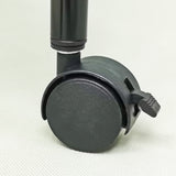 Black 4 17X10X33.5 Tier Rolling Storage Cart Metal Utility Cart Wheels Hooks 22249