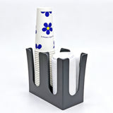 2 Compartment PP Cup Holder Organizer Countertop Coffee Tea Cup Rack 8.82  22263-10