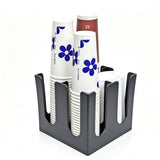 4 Compartment PP Cup Holder Organizer Countertop Coffee Tea Cup Rack 8.66  22263-11