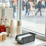 11.81 Desktop Kitchen Organizer Bin PP Countertop Storage Box Single Compartment 22263-12