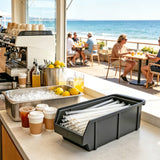 11.81 Desktop Kitchen Organizer Bin PP Countertop Storage Box Single Compartment 22263-12