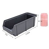 11.81 Desktop Kitchen Organizer Bin PP Countertop Storage Box Single Compartment 22263-12