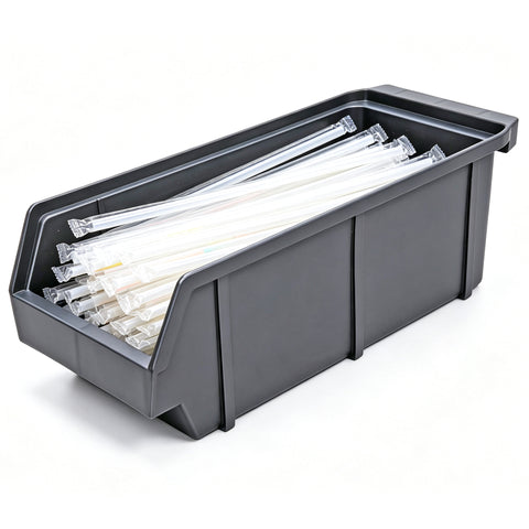 11.81 Desktop Kitchen Organizer Bin PP Countertop Storage Box Single Compartment 22263-12