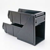 2-Tier PP Desktop Kitchen Organizer Countertop Storage Bin 16.14 x 5.51In 22263-13