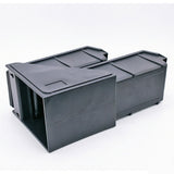 2-Tier PP Desktop Kitchen Organizer Countertop Storage Bin 16.14 x 5.51In 22263-13