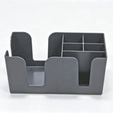 Multi Compartment Storage Box PP Counter Organizer for Coffee Milk Tea Shop 22263-1
