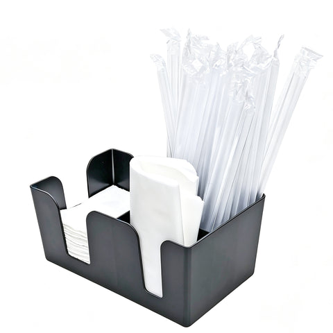 Multi Compartment Storage Box PP Counter Organizer for Coffee Milk Tea Shop 22263-1