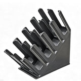 8-Compartment Cup Holder Organizer 8.66x14.76x17.64  PP Matte Black Rack 22263-2