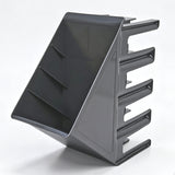 8-Compartment Cup Holder Organizer 8.66x14.76x17.64  PP Matte Black Rack 22263-2