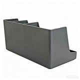 3-Compartment Cup Holder Organizer 1.9 LBS PP 16.14x8.07x7.48  Black 22263-4