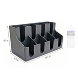 16.14  Multi-Compartment PP Cup Storage Organizer for Bubble Tea Coffee Shop 22263-5