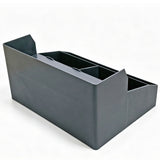 13.98  PP Countertop Beverage Storage Organizer Multi-Compartment Black 22263-6