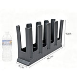 4 Compartment PP Cup Holder Organizer Countertop Coffee Tea Cup Rack 18.7  22263-9