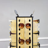 FixtureDisplays� 4-Sided Wood Floor Display Storage Holds 72-Pair Sunglass Readingglass Retail 2558-4B