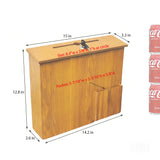 Ballot Box Collection Donation Charity Box Suggestion Fundraising MDF Wood Box