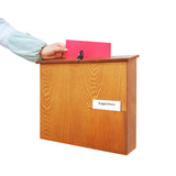 Ballot Box Collection Donation Charity Box Suggestion Fundraising MDF Wood Box