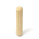 12PK M6X30MM Fluted Wood Dowel Pins for Easy Insertion Furniture Crafts Projects 2904-DoweL