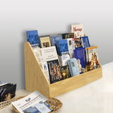 Countertop Book Shelf Display Greeting Card Rack 3 Tier Literature Magazine