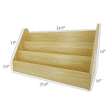 Countertop Book Shelf Display Greeting Card Rack 3 Tier Literature Magazine