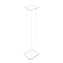6X6X36 Clear Riser Acrylic Transparent Plexiglass Pedestal Table Display Podium 2X10136-6X6+4X10134-36