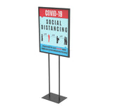 Social Distancing Poster Panel Board Keep at Least 6' Away from Each Other Stand