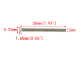 100PK M3 X 50mm Pitch 0.5   Phillips Flat Head Machine Screw (Countersunk) Carbon Steel