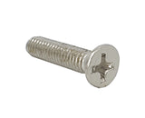 100PK M3.5 X 20mm   Phillips Flat Head Machine Screw (Countersunk) Carbon Steel