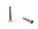 100PK M3.5 X 25mm   Phillips Flat Head Machine Screw (Countersunk) Carbon Steel