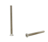 100PK M4 X 45mm Pitch 0.7mm   Phillips Flat Head Machine Screw (Countersunk) Carbon Steel