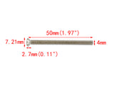 100PK M4 X 50mm Pitch 0.7mm   Phillips Flat Head Machine Screw (Countersunk) Carbon Steel
