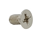 100PK M5 X 8mm Pitch 0.8mm   Phillips Flat Head Machine Screw (Countersunk) Carbon Steel