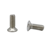 25PK M6X16mm Pitch 1.00mm Phillips Flat Head Machine Screw (Countersunk) Carbon Steel