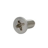25PK M6X16mm Pitch 1.00mm Phillips Flat Head Machine Screw (Countersunk) Carbon Steel