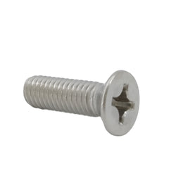 25PK M6X16mm Pitch 1.00mm Phillips Flat Head Machine Screw (Countersunk) Carbon Steel