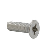 25PK M6X16mm Pitch 1.00mm Phillips Flat Head Machine Screw (Countersunk) Carbon Steel