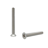 25PK M6X50mm Pitch 1.00mm Phillips Flat Head Machine Screw (Countersunk) Carbon Steel