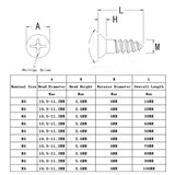 25PK M6X90mm Pitch 1.00mm Phillips Flat Head Machine Screw (Countersunk) Carbon Steel
