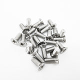25PK M8X20mm Pitch 1.25mm Phillips Flat Head Machine Screw (Countersunk) Carbon Steel