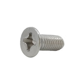25PK M8X20mm Pitch 1.25mm Phillips Flat Head Machine Screw (Countersunk) Carbon Steel