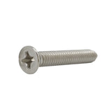 25PK M8X60mm Pitch 1.25mm Phillips Flat Head Machine Screw (Countersunk) Carbon Steel