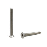 25PK M8X70mm Pitch 1.25mm Phillips Flat Head Machine Screw (Countersunk) Carbon Steel