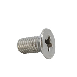25PK M10X20mm Pitch 1.50mm Phillips Flat Head Machine Screw (Countersunk) Carbon Steel