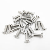 25PK M10X30mm Pitch 1.50mm Phillips Flat Head Machine Screw (Countersunk) Carbon Steel