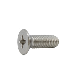 25PK M10X30mm Pitch 1.50mm Phillips Flat Head Machine Screw (Countersunk) Carbon Steel