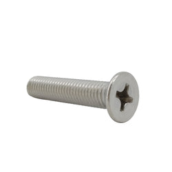 25PK M10X50mm Pitch 1.50mm Phillips Flat Head Machine Screw (Countersunk) Carbon Steel